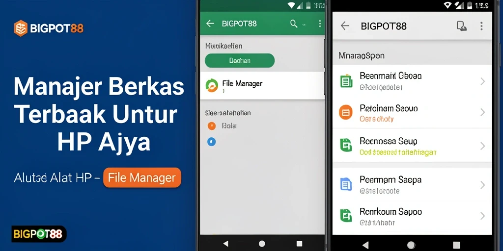 Tampilan utama BIGPOT88 yang menampilkan daftar berkas dengan fungsi akses cepat.